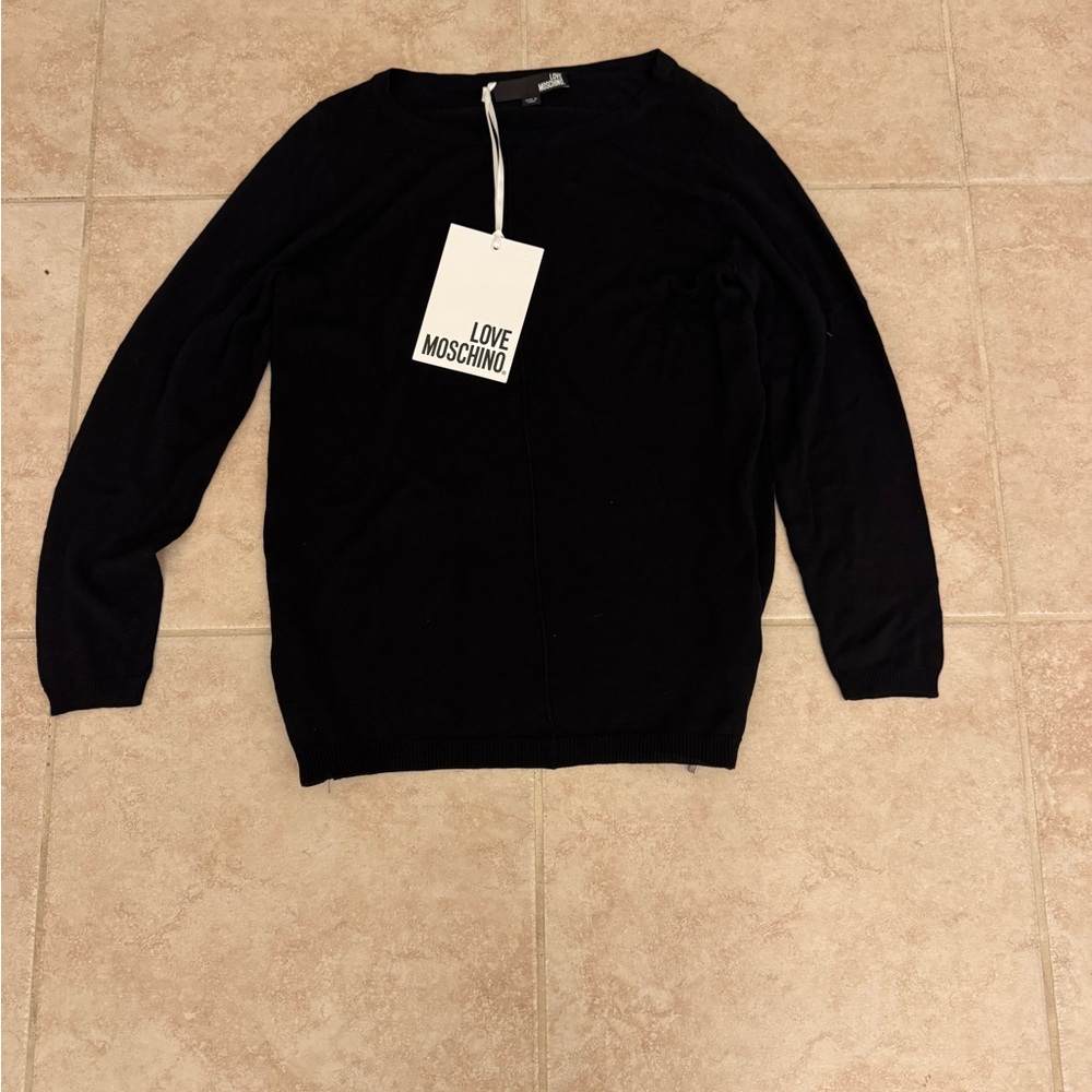 Love Moschino Black Sweater size 46